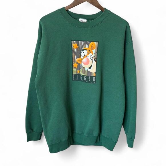Disney Green Tigger Sweatshirt XL Men’s / Women’s 2XL - Picture 6 of 8